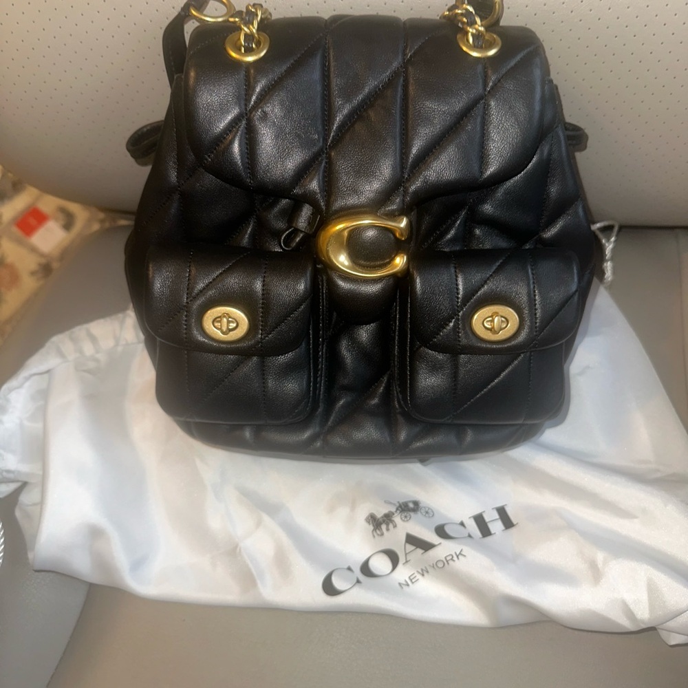 Coach Tabby Leather Pillow Backpack - Picture 3 of 4